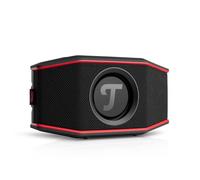 Teufel ROCKSTER GO 2 Enceinte Bluetooth Portable pour l'extérieur, étanche IP67, avec Longue durée de Vie de la Batterie (28 h), Wireless Streaming, Carte Son USB - Noir et Rouge