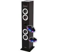 Enceinte bluetooth THOMSON DS120CD Lecteur CD USB SD Radio FM 60W Lumières LED OVNI