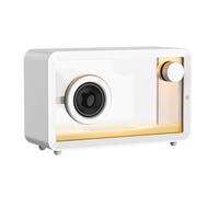 Enceinte Bluetooth transparente avec 5 modes, lumières 7 couleurs, entrée AUX pour la maison, le bureau, le café et l'exposition d'art