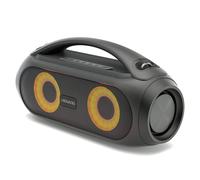 Enceinte Bluetooth TWS Portable avec Sangle - sans Fil, avec LED Lumières Pulsées- Super Bass - IPX5 - AUX - Port USB - Radio FM