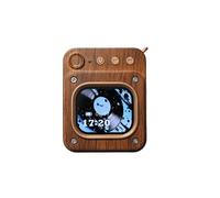 Enceinte Bluetooth Vintage Multifonctionnelle, Mini Enceinte Intelligente, Enceinte Portable D'ExtéRieur, ÉCran Tactile, Audio de Poche