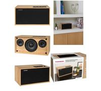 Enceinte Bluetooth - VINTAGE - WS502 - 100W - Bois - AUX 6.35mm