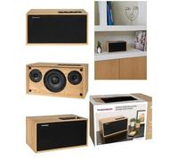 Enceinte Bluetooth - VINTAGE - WS502 - 100W - Bois - AUX 6.35mm