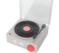 Enceinte Bluetooth VS-80 Rétro Look Platine Vinyle 5W avec Réveil Mobility on Board Gris Gris G