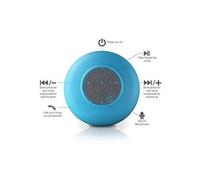 enceinte bluetooth waterproof champignon mob | son puissant | multifonction | se ventouse partout | idée cadeau (bleu)