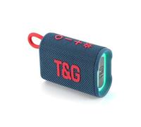 Enceinte Bluetooth Waterproof Lumineuse Portable Qualité Sonore Exceptionnelle TWS Bleu
