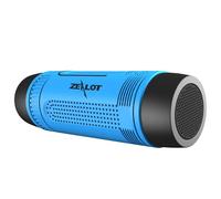 Enceinte Bluetooth Waterproof Multifonctionnelle Pour Smartphones Avec Batterie 4000mAh Et Lampe Torche Bleu YONIS