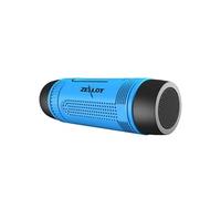 Enceinte Bluetooth Waterproof Multifonctionnelle Pour Smartphones Avec Batterie 4000mAh Et Lampe Torche Bleu