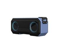 Enceinte Bluetooth Waterproof X8 Lumineuse 12H Autonomie 3000mAh 8W Clair Bleu