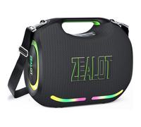 Enceinte Bluetooth ZEALOT 120W Puissante Étanche IPX6 avec Lumières LED et Autonomie 30h