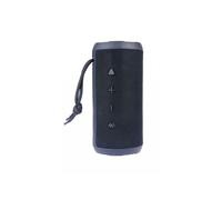 Enceinte BT RMS 10W*2 , lecteur de cartes Micro SD, Aux IN, batterie rechargeable de 4000mAh, autonomie de 9h, IPX 7 , jeu de lumière, dragonne amovible