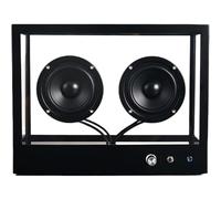 Enceinte cassette Bluetooth portable minimaliste avec USB/AUX, parfaite pour offrir au bureau et au salon, design transparent