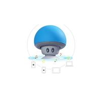 Enceinte Champignon Bluetooth pour INTEX Aqua Secure Smartphone Ventouse Haut-Parleur Micro Mini (BLEU)