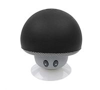 Enceinte Champignon Bluetooth pour Nintendo Switch Smartphone Ventouse Haut-Parleur Micro Mini (Noir)