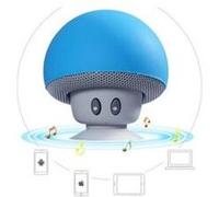 Enceinte champignon bluetooth pour "samsung galaxy z fold 2" smartphone ventouse haut-parleur micro mini (bleu)