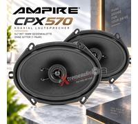 Enceinte coaxiale AMPIRE CPX570 5x7 avec calotte en soie de 16 mm, sans grill...
