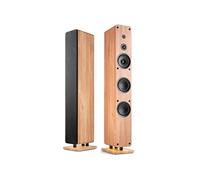 Enceinte colonne bluetooth Audizio ARCO 320W DAB+ Chêne Clair