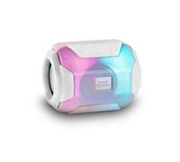 Mars Gaming – Enceinte MSBAXW 10W RGB Flow Ultra-Bass Bluetooth 5.0 USB/MicroSD FM 8h Blanc