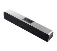 Enceinte compacte, commandes tactiles intuitives, son personnalisable, pour bureau, 38,1 x 6,5 x 5,6 cm