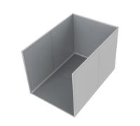 Enceinte compacte pour bac à litière pour chats, simple à installer, barrière résistante à l ' eau, enceinte anti-fuite d ' sans couture pour appartements et camping, bac à litière pour chats, des