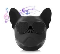 Enceinte créative en Forme de Chien, Lecteur de Musique Portable avec Son stéréo en Forme de Chien Haut-Parleur sans Fil Bluetooth