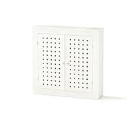 Enceinte de chauffage avec plateau supérieur, armoire de couverture de radiateur à grille à lamelles, bouclier décoratif moderne ignifuge pour salon maison intérieur(80x70x20cm/31.4x27.5x7.8in)