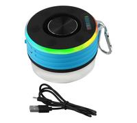 Enceinte de douche avec ventouse IPX7 étanche pour radio FM écran LED 5 W | Design étanche IPX7 avec une ventouse robuste qui se fixe en toute sécurité aux murs de douche et au verre pour les surfaces.