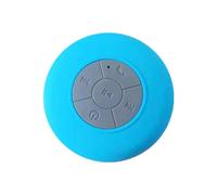 Enceinte de douche Bluetooth 3.0 résistante à l'eau, haut-parleur mains libres portable avec microphone intégré, autonomie de 6 h, boutons de commande et ventouse dédiée