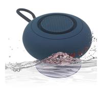 Enceinte de douche sans fil avec ventouse pour caisson de basses stéréo | Enceinte électronique portable pour salle de bain, cuisine, voyage, camping en plein air