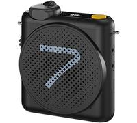 Enceinte de présentation 7Ryms avec microphone sans fil - Noir | ✅Livraison gratuite à partir de 100 €