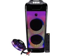 Enceinte de soirée Audio 400W Sono Autonome Pickering DJOON88 - Dj PAD 16 effets - Fire à LED - BT/USB/PC + Light Ovni