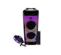 Enceinte de soirée Audio 400W Sono Autonome Pickering DJOON88 - Dj PAD 16 effets - Fire à LED - BT/USB/PC + Light Ovni