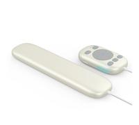 Enceinte de sommeil à conduction osseuse, coussin inférieur avec bruit blanc et minuterie de sommeil, carte TF, compatible pour les personnes dormant sur le côté et l'insomnie, conçu pour apaiser