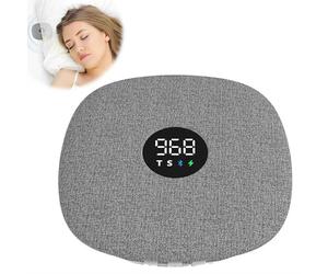 Enceinte de sommeil sous l'oreiller, portable sous l'oreiller, prise en charge de carte TF, affichage LED, minuteur, aide au sommeil, double effets sonores, pour les personnes dormant sur le côté et