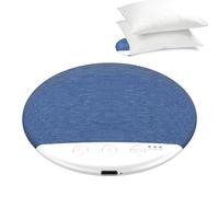 Enceinte de sommeil sous oreiller | Avec bruit blanc - Haut-parleur de sommeil sous oreiller à conduction osseuse,Pour lit, chevet, méditation, hôtel, dormeur, insomniaque, voyageur,