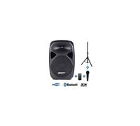 Enceinte de sonorisation active - POWERACOUSTICS - TESLA 12A - 300W RMS - Bluetooth - Micro main inclus