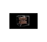 Enceinte Design Connectée Aeroframe HD1 - 200W - AeroSystem - Bois de Noyer - Argent Chromé