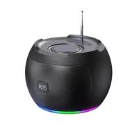 Enceinte d'Extérieur - Radio FM sans Fil avec Lecture de Cartes,Système Audio pour Les Fêtes à Domicile | pour Extérieur, Maison, Bureau, Fête, Studio et Jardin