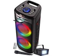 Enceinte DJ 1000W Lumineuse Lecteur CD Inovalley MS06-CD-XXL - Bluetooth 5.0 USB - Karaoké, Radio FM Light OVNI, Soirée, Fête