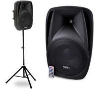 Enceinte Dj active 10/25CM 250W USB/SD/BT + pied