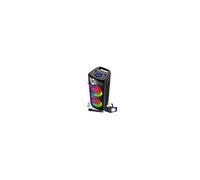 Inovalley Enceinte DJ MS06-CD-XXL 1000W Lumineuse – CD, Bluetooth, USB, Radio FM, LED Strobe