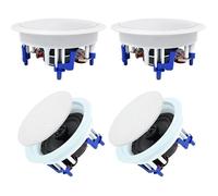 Enceinte encastrable plafond - HERDIO - 5,25 pouces - 600 W - Bluetooth 5.0 - Blanc