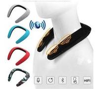 Enceinte Epaule pour MOTOROLA MOTO E4 Plus Smartphone Musique Sans Fil Cou Bluetooth (NOIR) Noir G