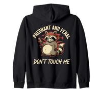 Enceinte et Sauvage, ne me touchez Pas. Maman Sauvage Sweat à Capuche
