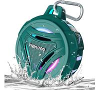 Enceinte Étanche - Portable - Sans Fil - Avec Lumière Led - Ip67-36 Heures De Lecture - Basses Riches - Petit Haut-Parleur Bluetooth Pour Le Camping, La Salle De Bain