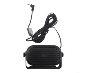 Enceinte Externe Autoradio pour Icom IC-2300H ID-5100 IC-2730 | Matériau ABS, excellente qualité sonore, câble audio de 2 m, support réglable à 360°, compatible avec IC-2730/ID-5100/IC-718