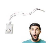 Enceinte fantôme hurlant | Activation vocale Ghost Screaming Halloween Speaker - Accessoires à piles pour Halloween effrayant avec lumière LED pour salle d'évasion