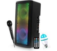 Enceinte FestiSound SRX206 Karaoké Enfant sans Fil Sono Portable DJ Autonome avec MICRO -Bluetooth USB idéal SOIRÉE + Ampoule G