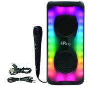 Enceinte Grande Taille Bluetooth® Lumineuse Effet Flammes Multicolores Avec Micro Multicolore TU