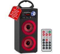 Enceinte Haut-Parleur Portable Bluetooth Stereo Systeme Mp3 USB FM AUX SD Rouge